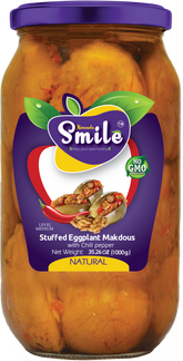 Smile Stuffed Eggplant Makdous "spicy" | 1000g - 35.26 Oz - 1PaysLess